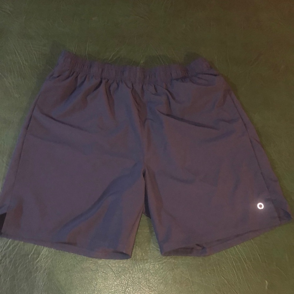 Blue athletic shorts